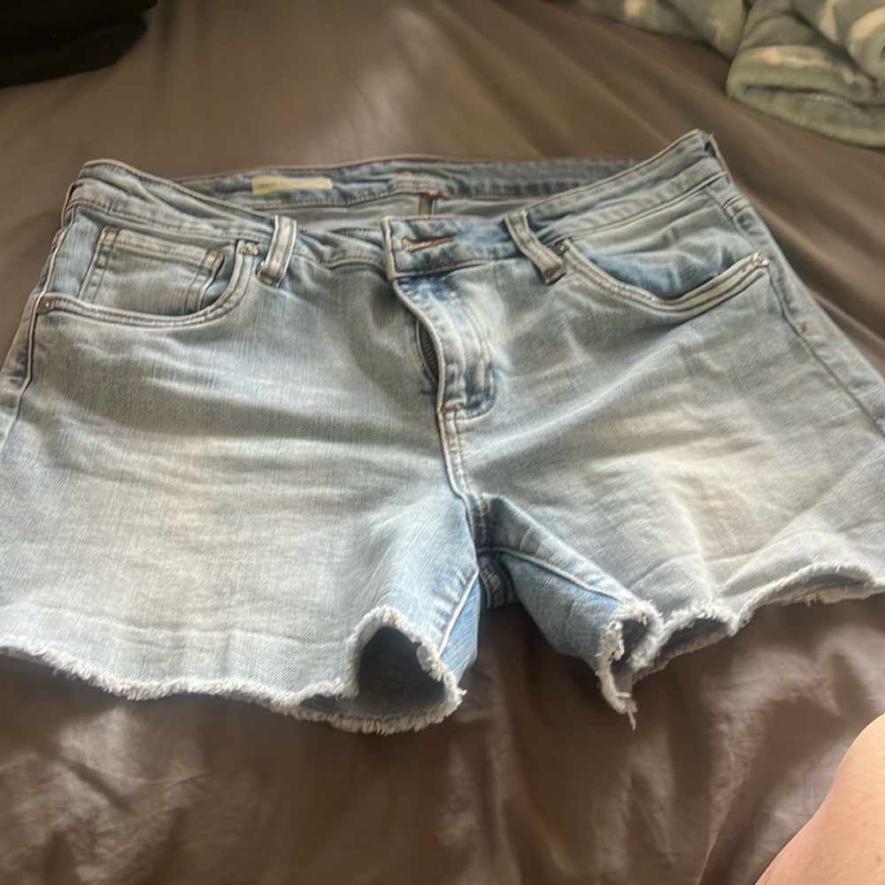 Cute kit from the cloth jean shorts